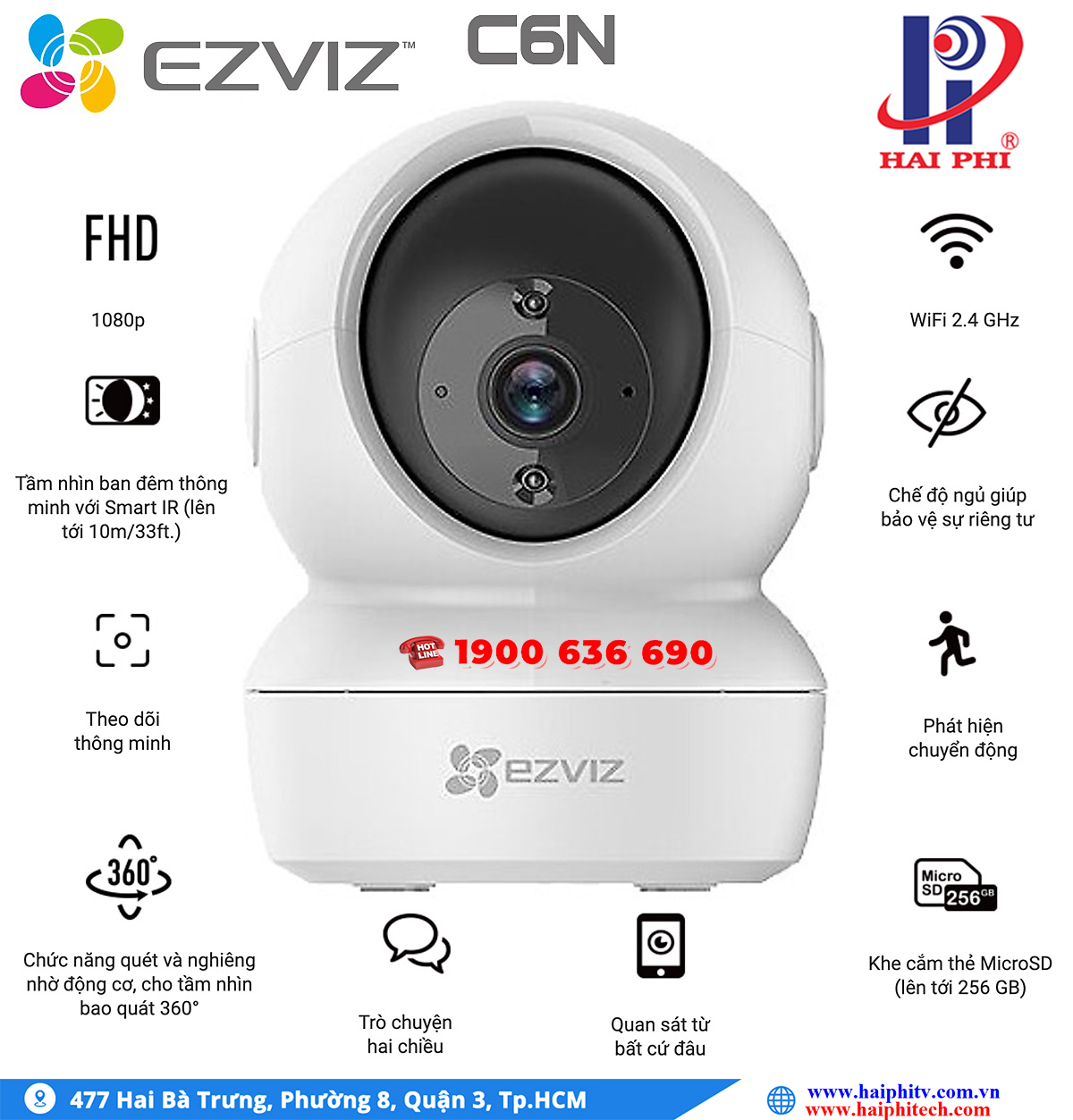 Camera IP Ezviz - Hải Phi - Công Ty TNHH Hải Phi